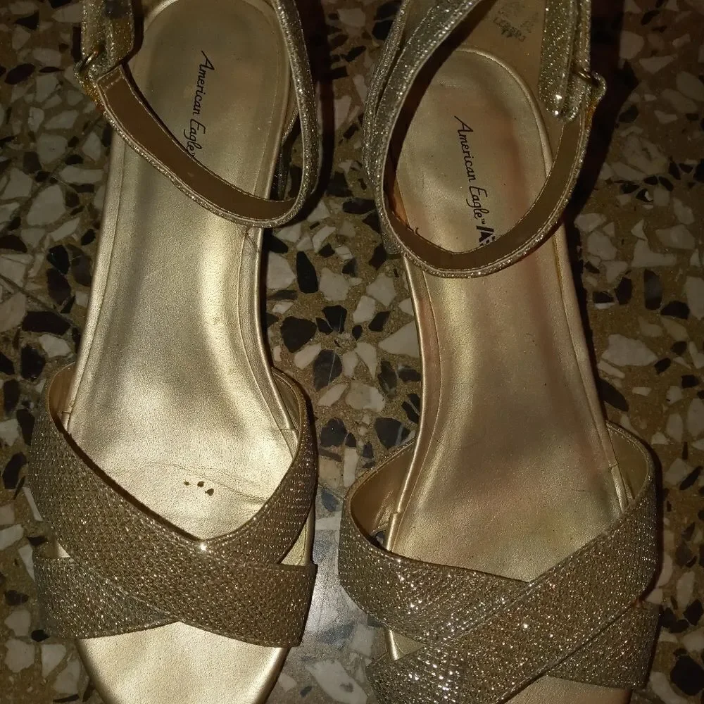 Glitter rich gal heel (comfortable)